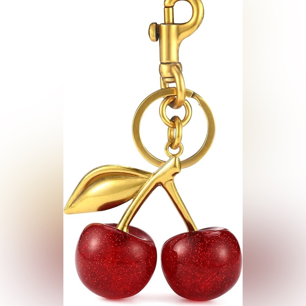 Cherry Bag Charm